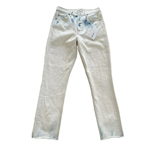 GRLFRND Karolina High Rise Skinny Raw Hem Jeans in Maggie May Sz 26 NWT - Picture 2 of 12